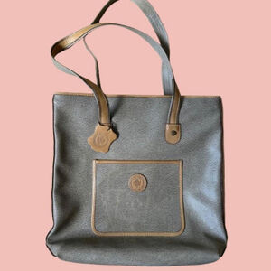Delané Leather Tote – Made in Canada, Taupe/Brown